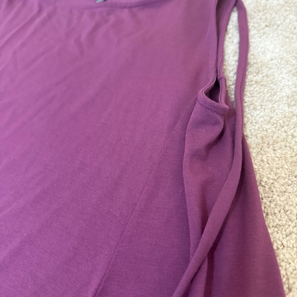 Eileen Fisher Purple Jersey Tank Dress Size S Relaxed Fit‎ Stretch Sleeveless - Picture 9 of 9